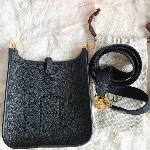 💯 NWT- Rare HERMES Mini Evelyn - Picture 2 of 2